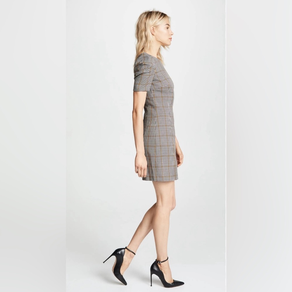 Amanda Uprichard Puff Sleeve Mini Dress In Westwick Plaid Size Small - Picture 4 of 13